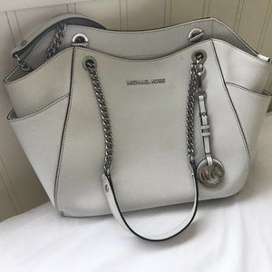 Michael Kors white bag
